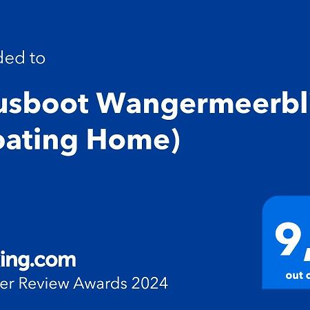 Hausboot Wangermeerblick Шиллиг Экстерьер фото
