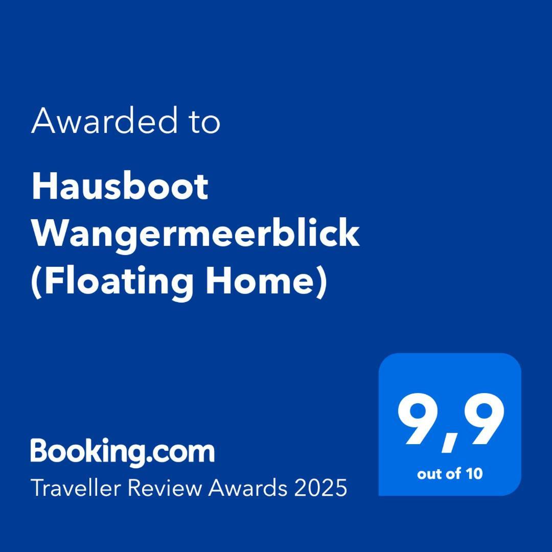 Hausboot Wangermeerblick Шиллиг Экстерьер фото